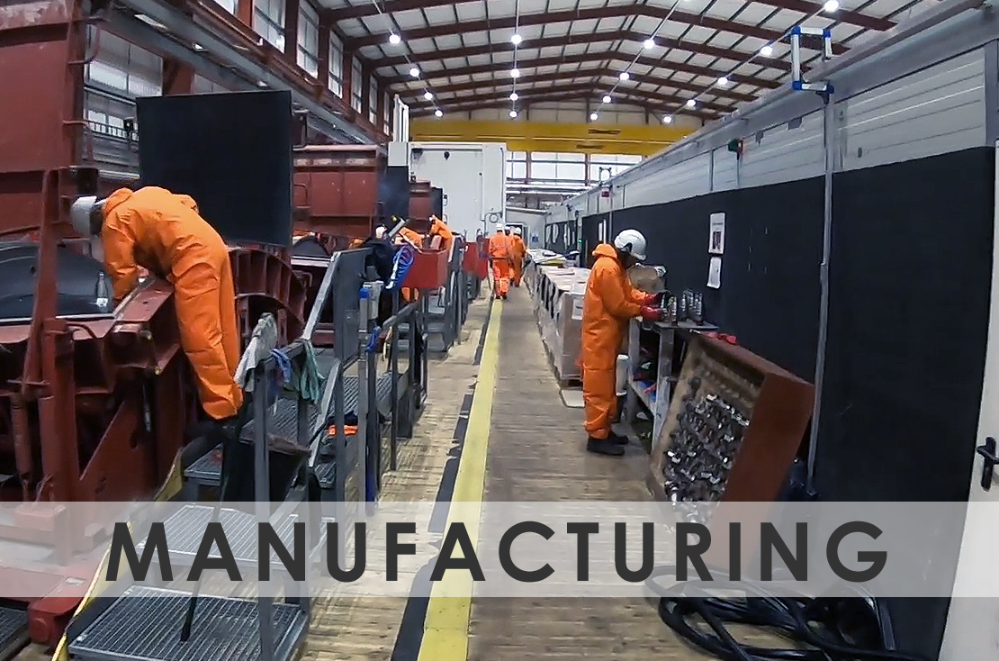 Manufacturing in a factory